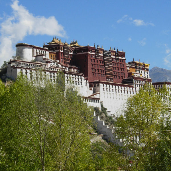 The Potala palace in Lhasa, Tibet