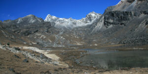 View toward Renjo La on the Lunden side of the pass