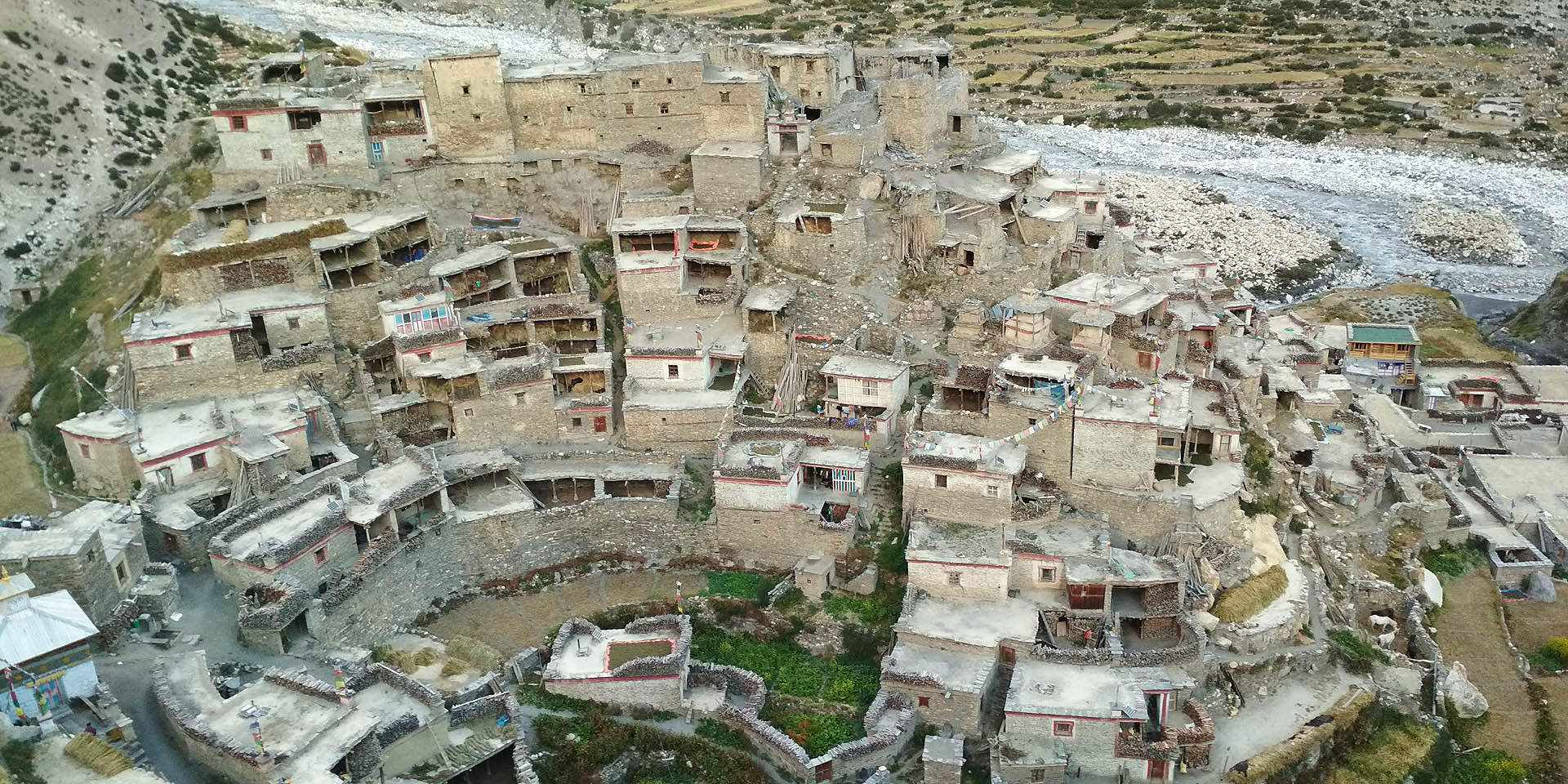 Phu Village on the Nar Phu trek in Nepal