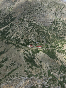 The monastery at Nar Phedi on the Nar Phu trek in Nepal